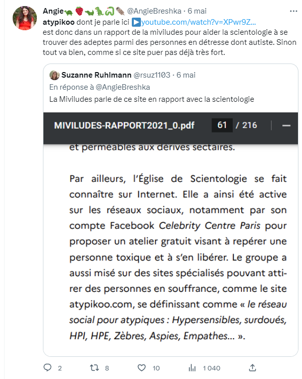 Diffamation Twitter